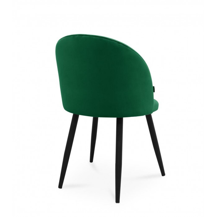 krzesło SONG / zieleń butelkowa / noga czarna / MG25