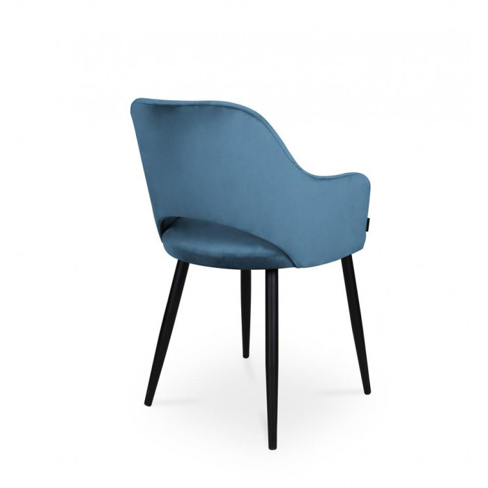 krzesło MARCY / niebieski / noga czarna / MG33