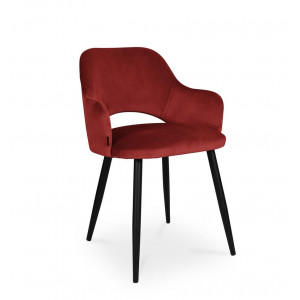 krzesło MARCY / czerwony / noga czarna / MG31
