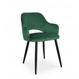 krzesło MARCY / zielony / noga czarna / MG25