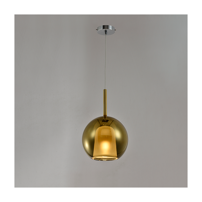 Lampa wisząca EUFORIA No. 1 16cm złota - Złoty...