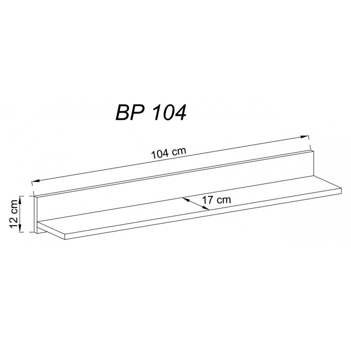 BASIC - Półka BP104