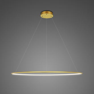 Altavola Design: lampa wisząca Ledowe Okręgi No. 1 Φ100cm złoty in 4k