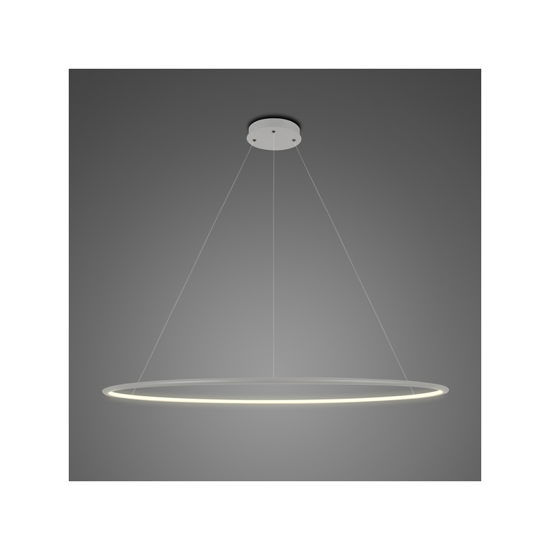 Altavola Design: lampa wisząca Ledowe Okręgi No.1 silver in 3k - Srebrny