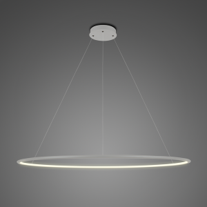Altavola Design: lampa wisząca Ledowe Okręgi No.1 silver in 3k - Srebrny