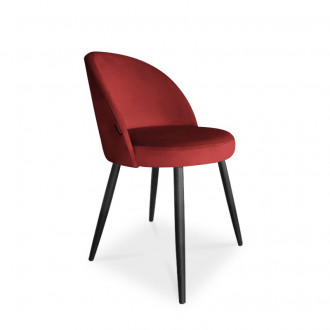 krzesło ASTON / czerwony / noga czarna / MG31