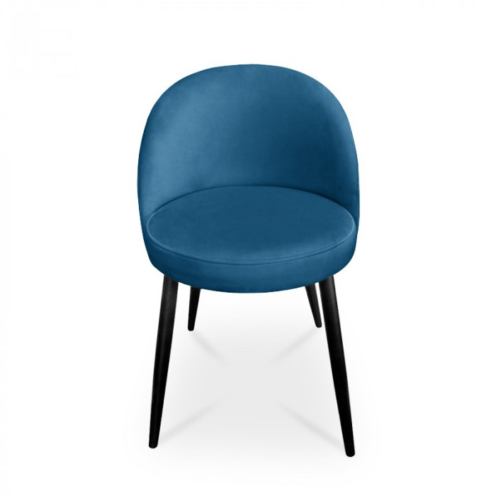 krzesło ASTON / niebieski / noga czarna / MG33