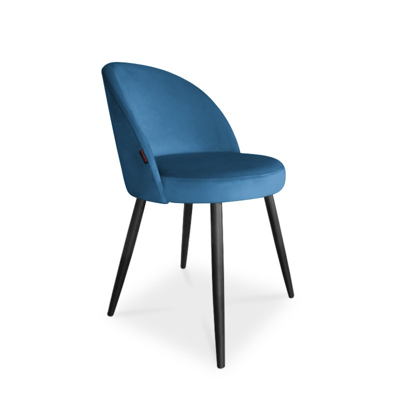 krzesło ASTON / niebieski / noga czarna / MG33
