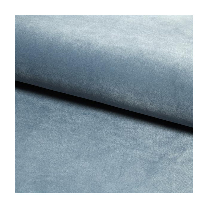 Fotel obrotowy ASTON / srebrno-niebieski / chrom / BL06