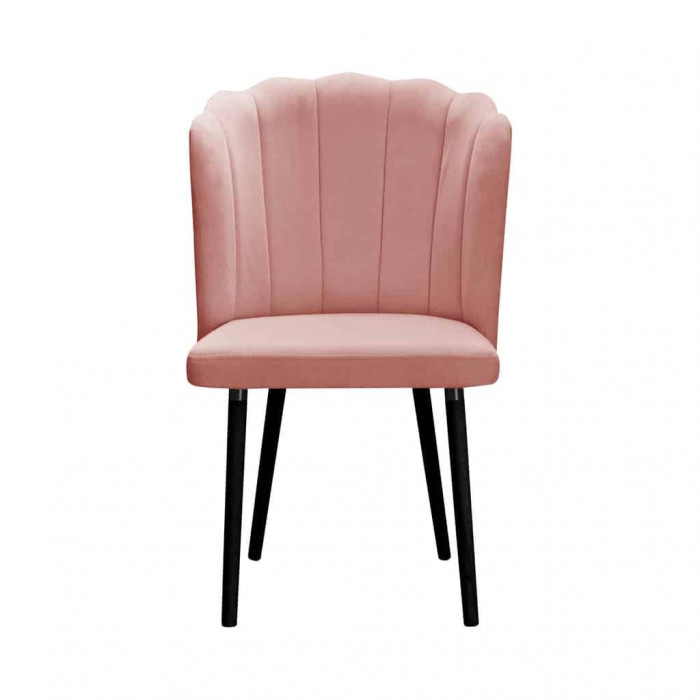 Krzesło tapicerowane w stylu glamour Klara do...