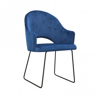 Modne krzesło tapicerowane Bari Ski