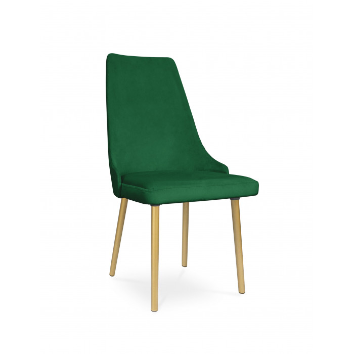 krzesło tapicerowane COTTO VELVET zielony / KR19