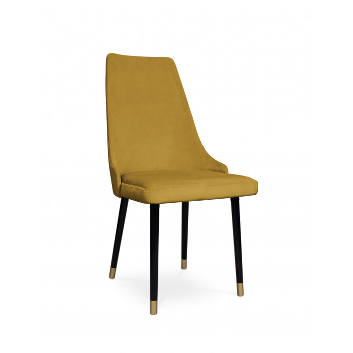 krzesło tapicerowane COTTO VELVET miodowy / KR01