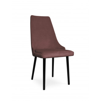 krzesło tapicerowane COTTO VELVET antyczny róż / KR29