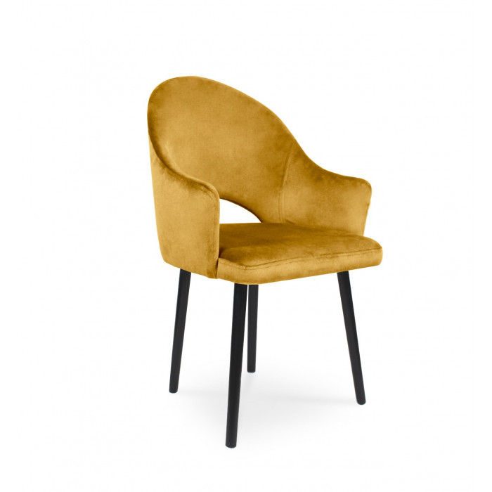 Krzesło tapicerowane BARI miodowy / KR01