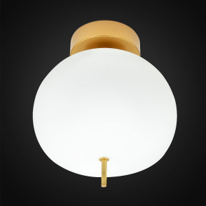 ALTAVOLA DESIGN: Ekskluzywna lampa LED sufitowa złoto biała – APPLE CE - lampa sufitowa 5/9