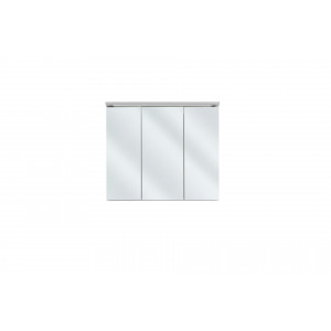 Szafka z lustrem Galaxy White 2D / 80 cm - biel alpejska + lustro