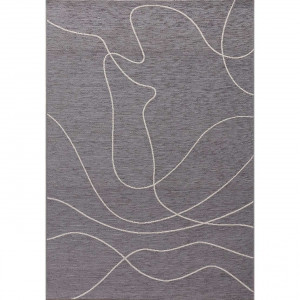 Dywan Velvet 160x230cm wool/dark grey