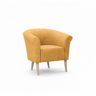Fotel tapicerowany ESPERO - miodowy / R41