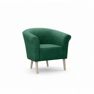 Wygodny fotel tapicerowany ESPERO - zielony / R38