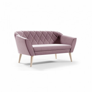 Sofa tapicerowana GLORIA 2 - róż / R62
