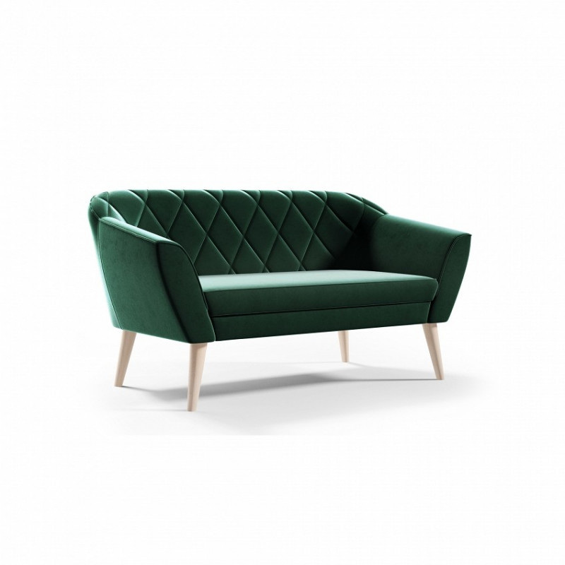 Wygodna sofa tapicerowana GLORIA 2 - zielony / R38 1/9