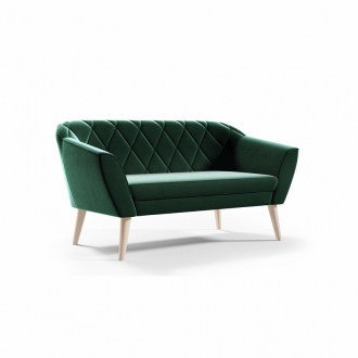 Wygodna sofa tapicerowana GLORIA 2 - zielony / R38