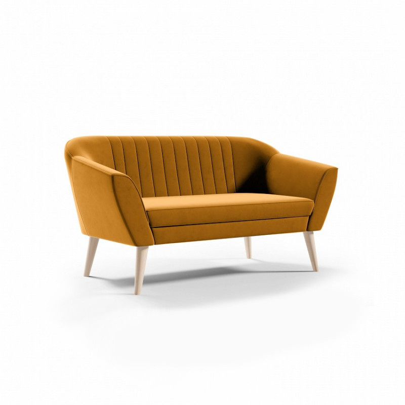 Sofa w stylu skandynawskim KAYA 2 - miodowy / R41 1/9