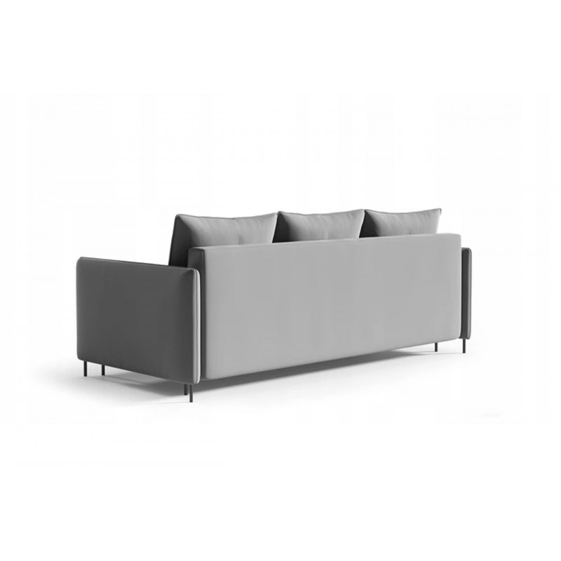 Skandynawska sofa do salonu BELIS - szary / R91 3/9