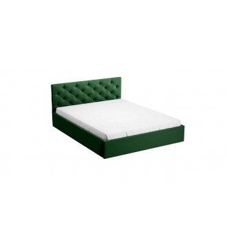 Łóżko tapicerowane SARA / zielony / R38