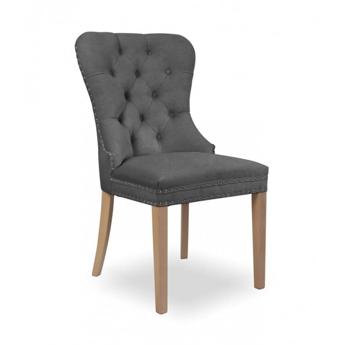 krzesło MADAME II szary / dąb