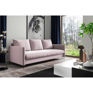 Sofa w stylu skandynawksim BELISSA 2 - róż / R62 2/9