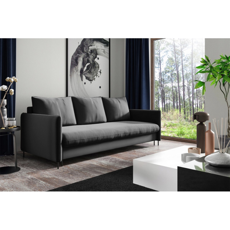 Skandynawska sofa do salonu BELIS - szary / R91 2/9