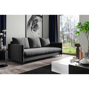 Skandynawska sofa do salonu BELIS - szary / R91 2/9