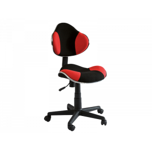Fotel obrotowy q-g2 czerwono/czarne