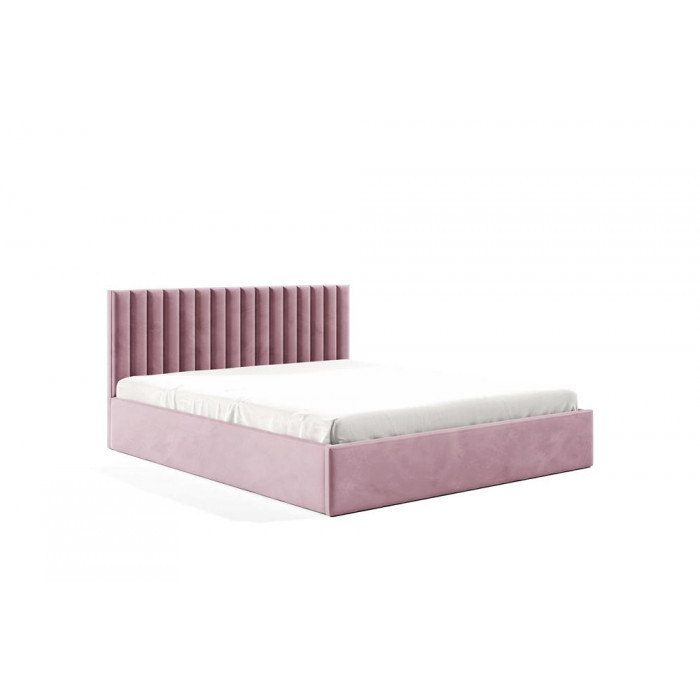 Łóżko FAME do nowoczesnej sypialni / różowe / R62