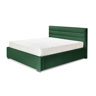 Nowoczesne łóżko z stelażem do sypialni - 120x200 z opcją wyboru rozmiaru CEZAR zielone