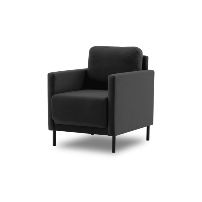 Stylowy fotel do salonu LAYLA 55 / TR16 czarny