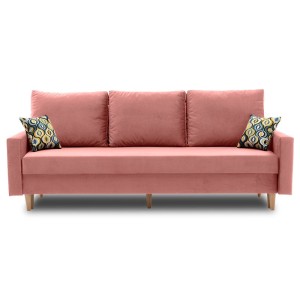 Nowoczesna kanapa do salonu ATENA PRO / KR29 różowy