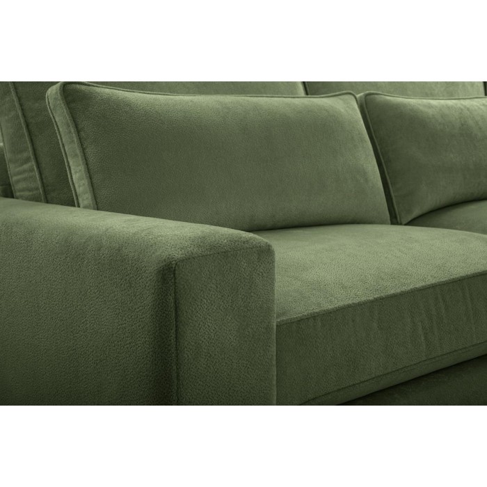 Sofa z loftowymi nogami LARA / APHRODITE12 butelkowa zieleń 2