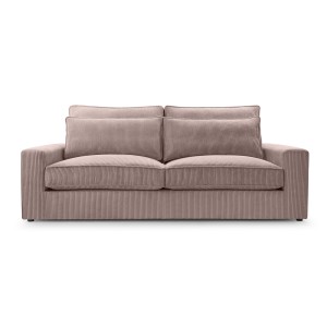 Sofa z wygodnym siedziskiem CHANEL / LINCOLN61 pudrowy róż