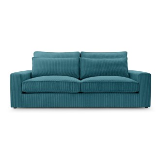 Sofa z wygodnym siedziskiem CHANEL / LINCOLN75 turkusowy
