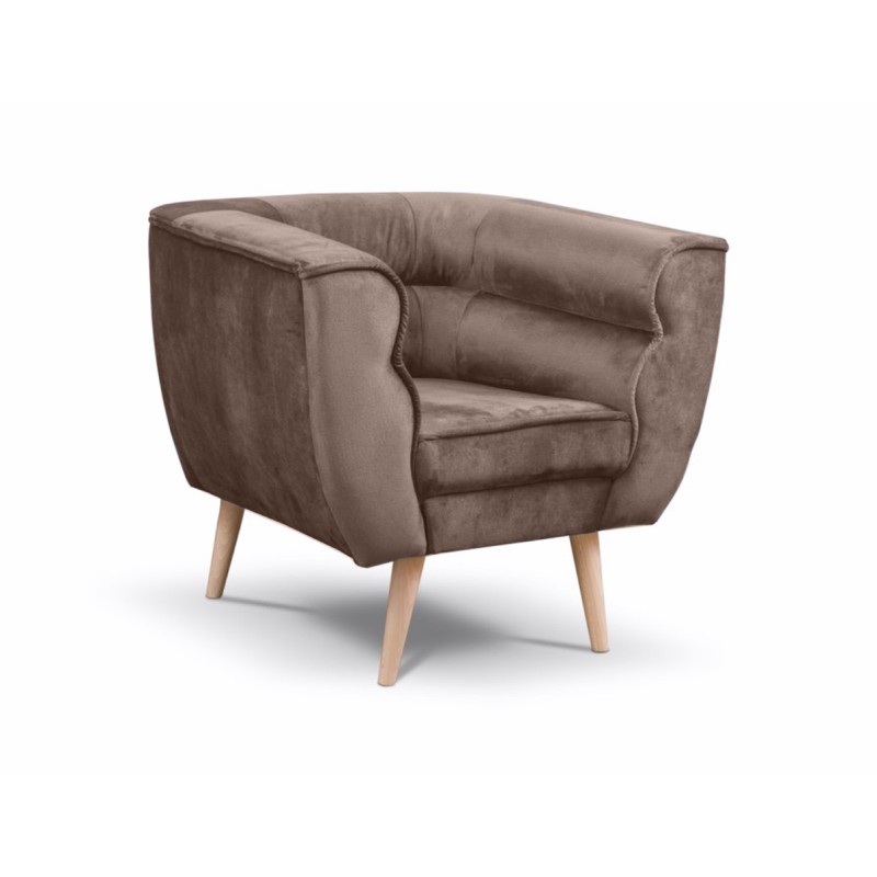 Fotel w stylu skandynawskim MARO 1 / MG2205 czekoladowy