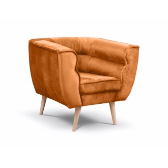 Fotel w stylu skandynawskim MARO 1 / MG2213 rdzawy
