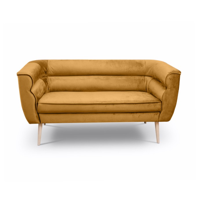 Sofa dwuosobowa w stylu skandynawskim MARO 2 / MG2215 miodowy