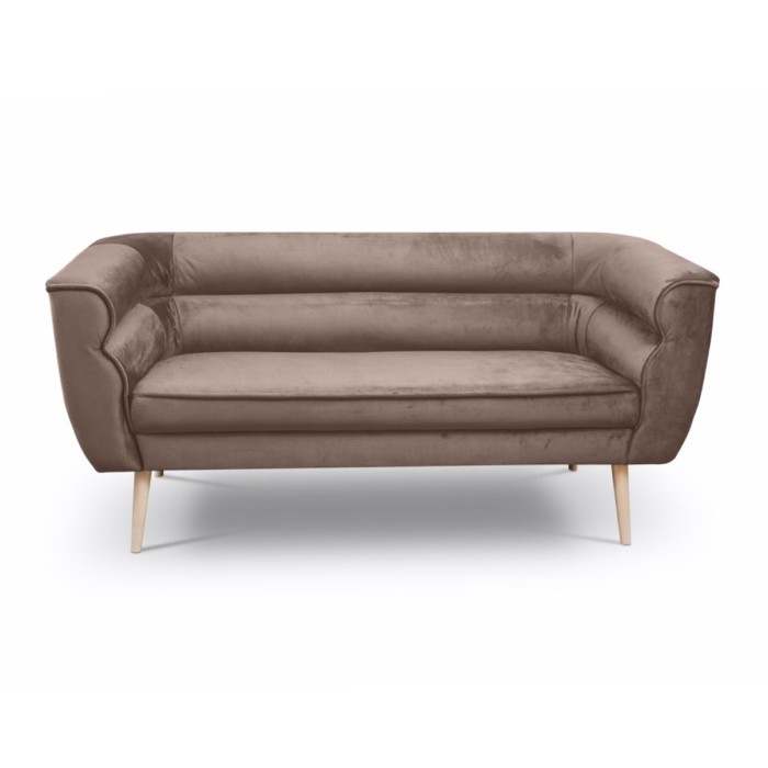 Sofa trzyosobowa w stylu skandynawskim MARO / MG2205 czekoladowy 2