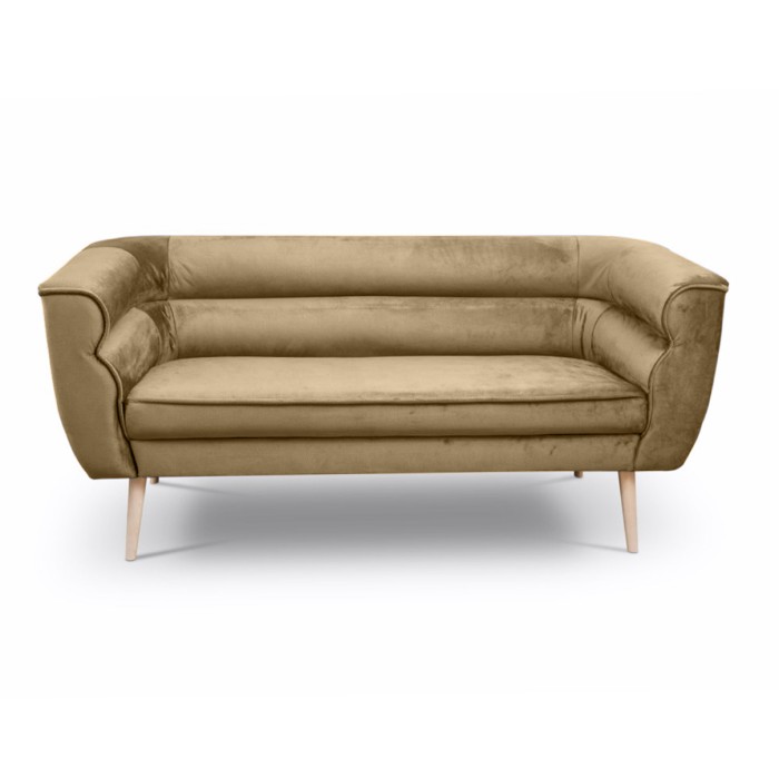 Sofa trzyosobowa w stylu skandynawskim MARO / MG2206 jasny brąz
