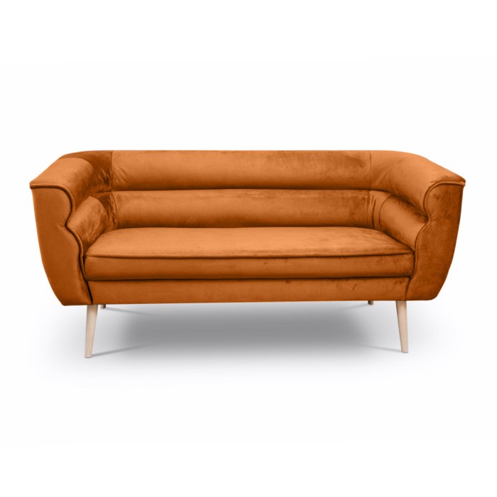 Sofa trzyosobowa w stylu skandynawskim MARO / MG2213 rdzawy