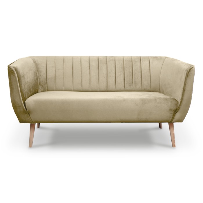 Sofa trzyosobowa w stylu skandynawskim PIK 3 / MON02 ecru