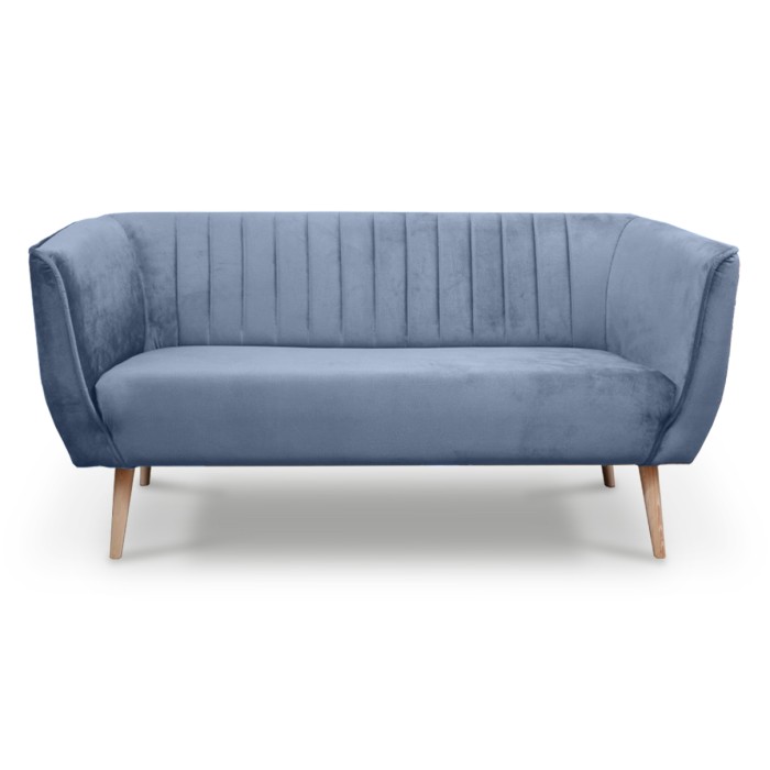 Sofa trzyosobowa w stylu skandynawskim PIK 3 / MON70 błękitny